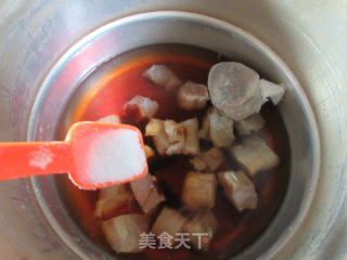 【高压锅版】茭白炖牛筋的做法步骤：8
