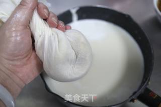 咸卤豆腐脑&黑糖豆浆布丁的做法步骤：8