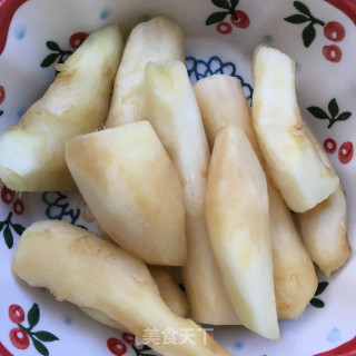 剁椒子姜炒肉的做法步骤：1