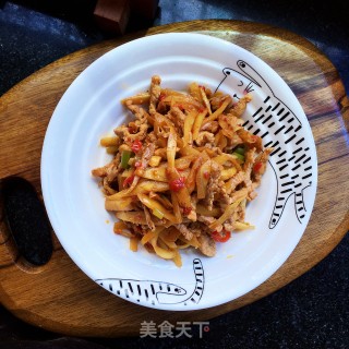 剁椒子姜炒肉的做法步骤：12