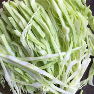 菜南瓜炒细面的做法步骤：5