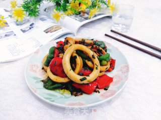 葱香鱿鱼圈的做法步骤：23