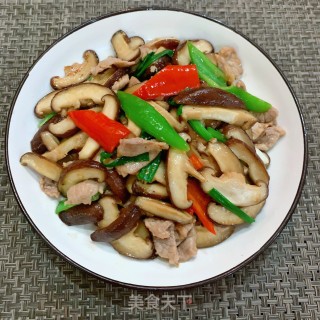香菇炒肉片的做法步骤：12