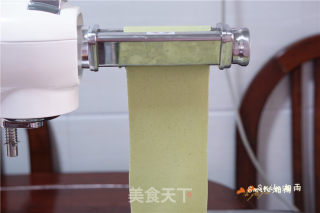 自制翡翠面条的做法步骤：14