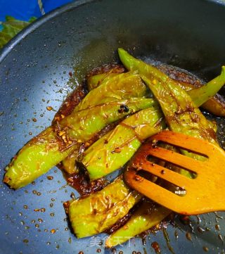 ????巨下饭的虎皮青椒❗️虎皮尖椒❗️下饭菜家常菜 简单易学的做法步骤：6