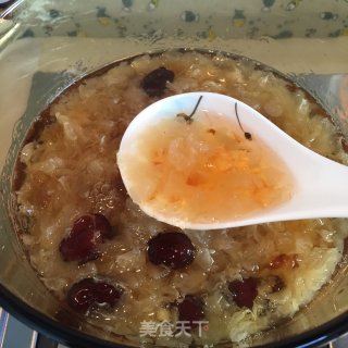 冰糖银耳桃胶羹的做法步骤：8