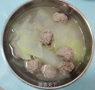 冬瓜丸子汤的做法步骤：11