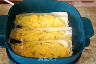蒸嫩玉米羹的做法步骤：10