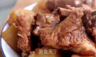 土豆炖排骨的做法步骤：7