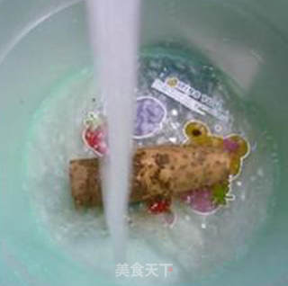 香菇山药蛋花羹的做法步骤：7