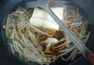 绿豆芽面结汤的做法步骤：12