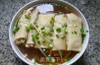 绿豆芽面结汤的做法步骤：13
