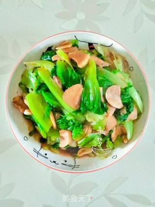 豆豉罗马生菜的做法步骤：5
