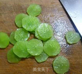 淡贝丸莴笋蛋花汤的做法步骤：6
