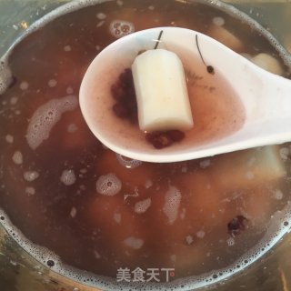 红糖红豆山药汤的做法步骤：4
