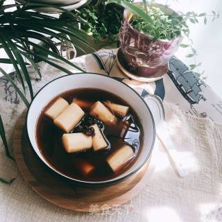 红糖红豆山药汤的做法步骤：6