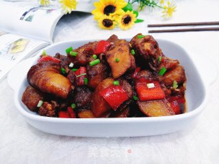 土豆焖鸡块的做法步骤：29