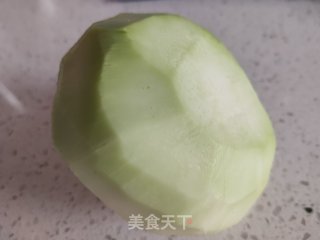 醋溜苤蓝的做法步骤：2
