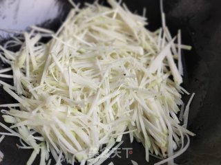醋溜苤蓝的做法步骤：5