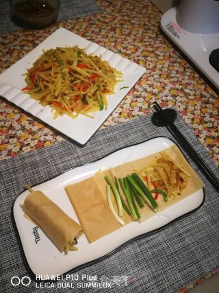 肉渣炒土豆丝，卷煎饼的绝配！的做法步骤：17