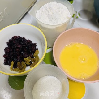 快手蔓越莓饼干的做法步骤：2