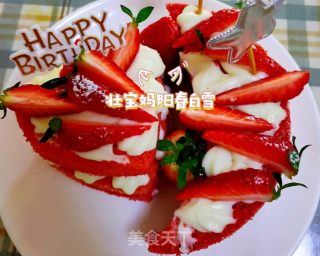 红丝绒戚风蛋糕！6寸戚风蛋糕胚！ 无泡打粉改良剂！在家轻松做出高颜值蓬松细腻的蛋糕的做法步骤：16