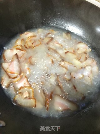 小炒腊肉的做法步骤：3