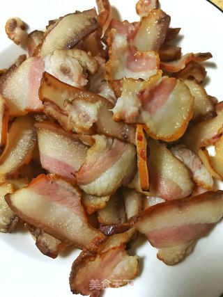 小炒腊肉的做法步骤：5