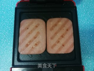 芒果火腿芝士三明治的做法步骤：3