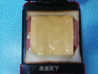 芒果火腿芝士三明治的做法步骤：7