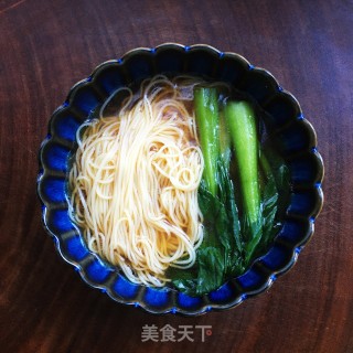 蚝油青菜竹升面的做法步骤：8