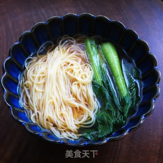 蚝油青菜竹升面的做法步骤：9