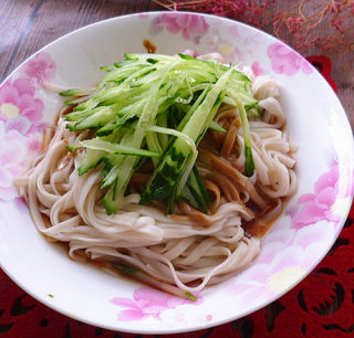 椒油麻酱面的做法步骤：7