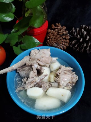 老鸭煲山药汤的做法步骤：6