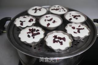 蔓越莓米发糕的做法步骤：17