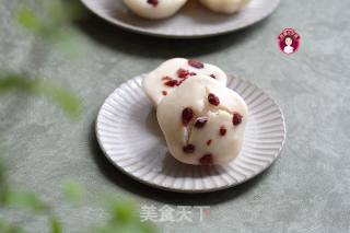 蔓越莓米发糕的做法步骤：19