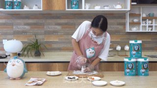 菌小宝100种吃法第22期| 乳酸菌冰皮月饼的做法步骤：3