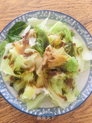 白灼卷心菜的做法步骤：5