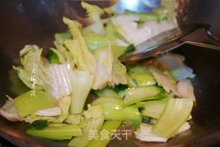 爆炒油菜的做法步骤：4