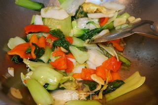 爆炒油菜的做法步骤：6