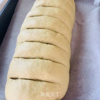 抹茶坚果面包的做法步骤：8