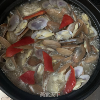 九层塔花甲煲的做法步骤：9