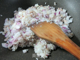 肉末洋葱炒饭的做法步骤：5