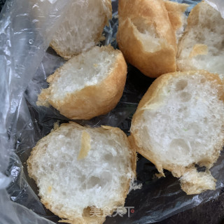 油菜炒面筋的做法步骤：2