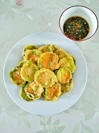 煎面包茄子加蘸料的做法步骤：6