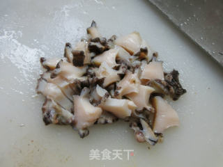 咸菜炒鲍鱼的做法步骤：3