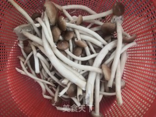 茶树菇鱼丸鸡汤的做法步骤：2