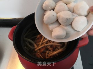 茶树菇鱼丸鸡汤的做法步骤：15