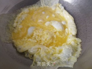 芹菜辣椒炒鸡蛋的做法步骤：3
