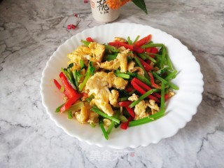 芹菜辣椒炒鸡蛋的做法步骤：6